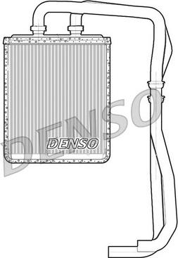 Denso DRR12011 - Теплообменник, отопление салона autosila-amz.com