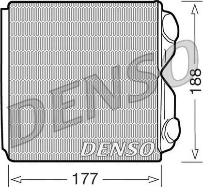 Denso DRR25010 - Теплообменник, отопление салона autosila-amz.com