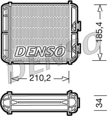 Denso DRR20003 - Теплообменник, отопление салона autosila-amz.com