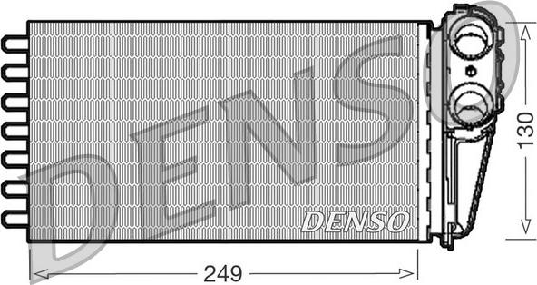 Denso DRR21001 - Теплообменник, отопление салона autosila-amz.com