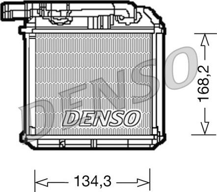 Denso DRR28001 - Теплообменник, отопление салона autosila-amz.com