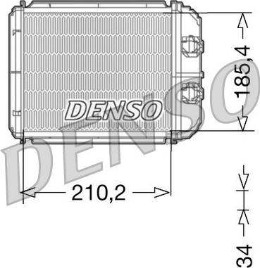 Denso DRR23014 - Теплообменник, отопление салона autosila-amz.com
