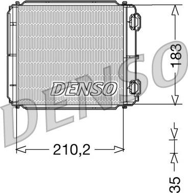 Denso DRR23018 - Теплообменник, отопление салона autosila-amz.com