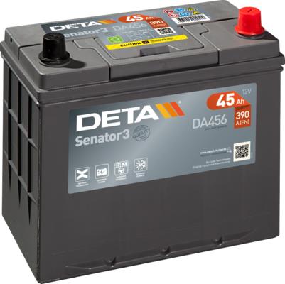 DETA DA456 - Стартерная аккумуляторная батарея, АКБ autosila-amz.com