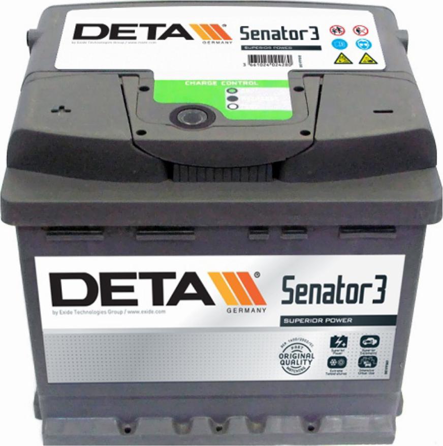 DETA DA641 - Стартерная аккумуляторная батарея, АКБ autosila-amz.com