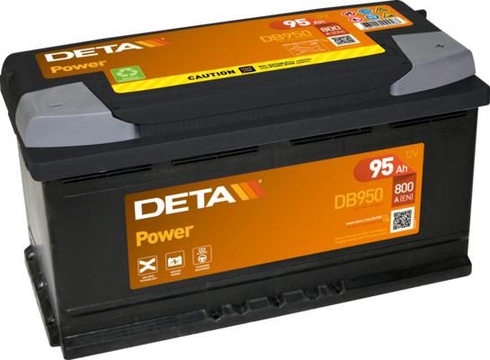 DETA DB950 - Стартерная аккумуляторная батарея, АКБ autosila-amz.com