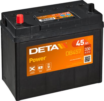 DETA DB457 - Стартерная аккумуляторная батарея, АКБ autosila-amz.com