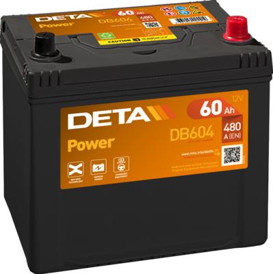 DETA DB604 - Стартерная аккумуляторная батарея, АКБ autosila-amz.com