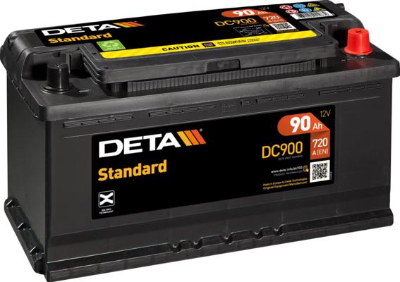 DETA DC900 - Стартерная аккумуляторная батарея, АКБ autosila-amz.com