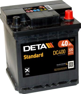 DETA DC400 - Стартерная аккумуляторная батарея, АКБ autosila-amz.com