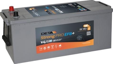 DETA DE1853 - Стартерная аккумуляторная батарея, АКБ autosila-amz.com