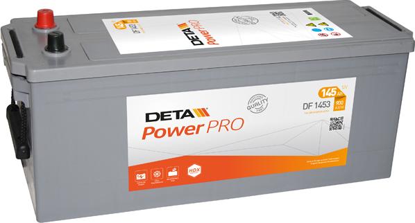 DETA DF1453 - Аккумуляторная батарея 145Ah DETA PROFESSIONAL POWER 12 V 145 AH 900 A ETN 3 B0 513x189x223mm 36.11k autosila-amz.com