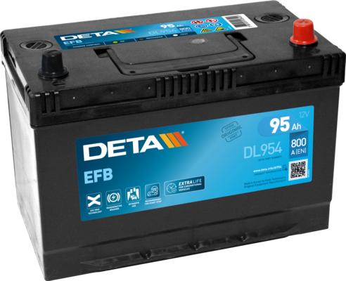 DETA DL954 - Стартерная аккумуляторная батарея, АКБ autosila-amz.com