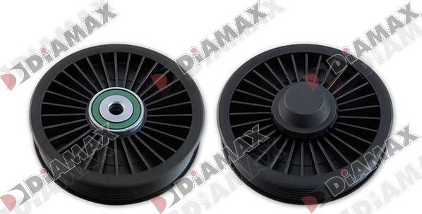 Diamax A7038 - Ролик, поликлиновый ремень autosila-amz.com