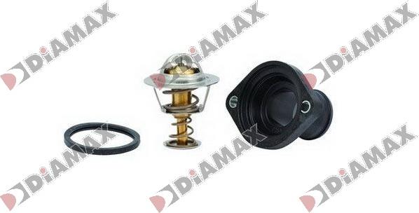 Diamax AD02062 - Термостат охлаждающей жидкости / корпус autosila-amz.com