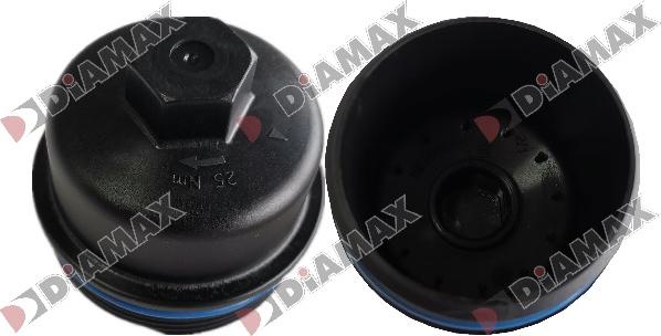 Diamax DL06001 - Крышка, корпус масляного фильтра autosila-amz.com