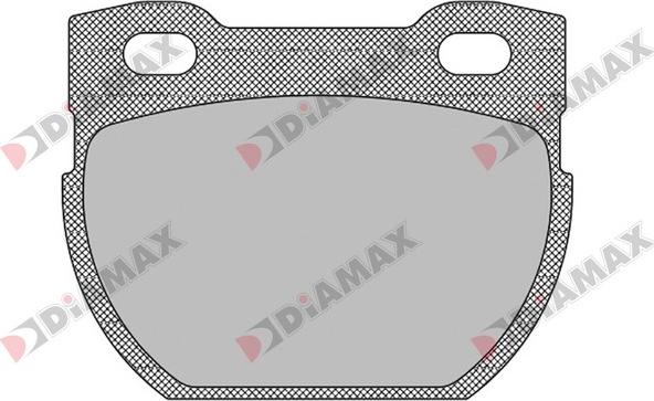 Diamax N09443 - Тормозные колодки, дисковые, комплект autosila-amz.com