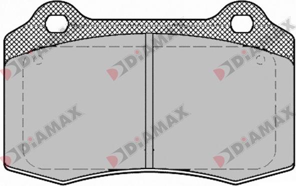 Diamax N09442 - Тормозные колодки, дисковые, комплект autosila-amz.com