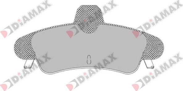 Diamax N09402 - Тормозные колодки, дисковые, комплект autosila-amz.com