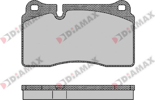 Diamax N09426 - Тормозные колодки, дисковые, комплект autosila-amz.com
