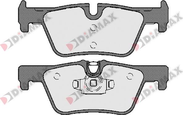 Diamax N09544 - Тормозные колодки, дисковые, комплект autosila-amz.com