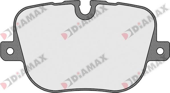 Diamax N09525 - Тормозные колодки, дисковые, комплект autosila-amz.com