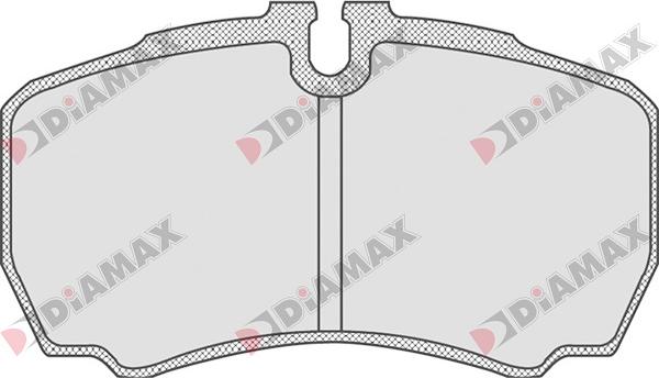 Diamax N09036 - Тормозные колодки, дисковые, комплект autosila-amz.com