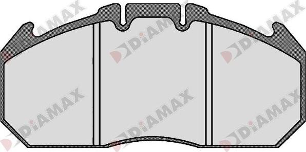 Diamax N09031 - Тормозные колодки, дисковые, комплект autosila-amz.com