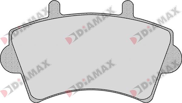 Diamax N09022 - Тормозные колодки, дисковые, комплект autosila-amz.com