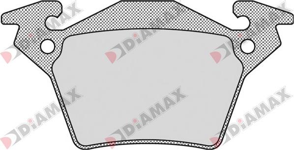 Diamax N09071 - Тормозные колодки, дисковые, комплект autosila-amz.com