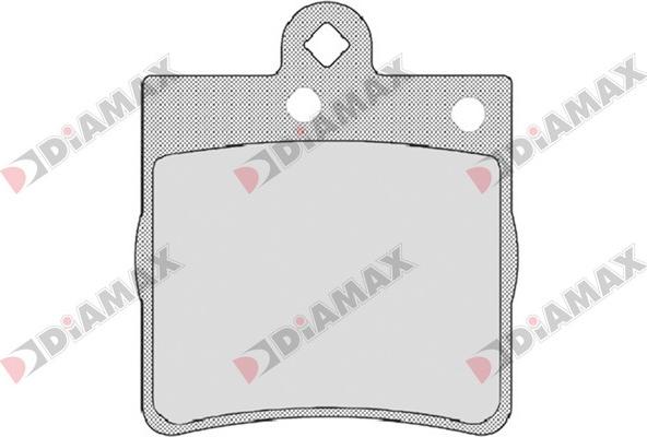 Diamax N09159 - Тормозные колодки, дисковые, комплект autosila-amz.com