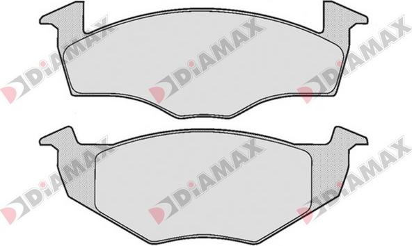 Diamax N09138 - Тормозные колодки, дисковые, комплект autosila-amz.com