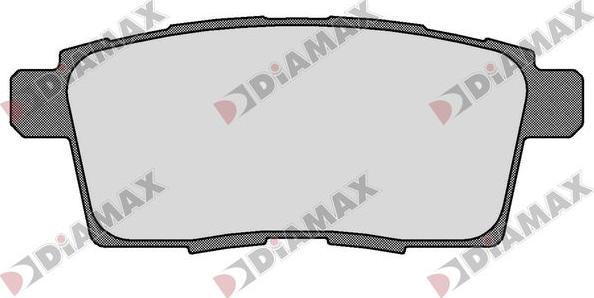 Diamax N09845 - Тормозные колодки, дисковые, комплект autosila-amz.com