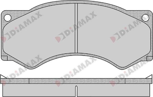 Diamax N09342 - Тормозные колодки, дисковые, комплект autosila-amz.com