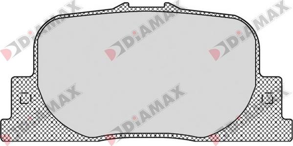 Diamax N09329 - Тормозные колодки, дисковые, комплект autosila-amz.com