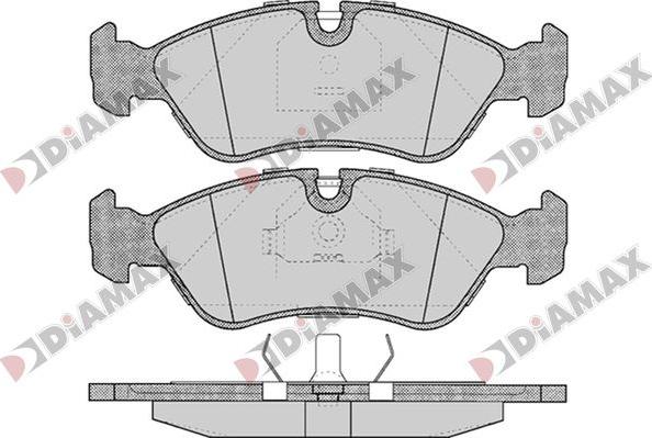 Diamax N09794 - Тормозные колодки, дисковые, комплект autosila-amz.com