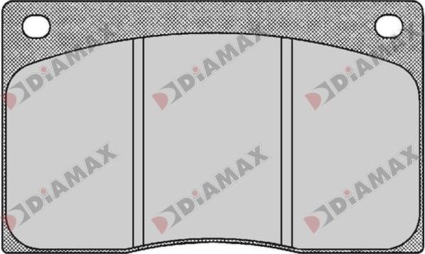 Diamax N09798 - Тормозные колодки, дисковые, комплект autosila-amz.com
