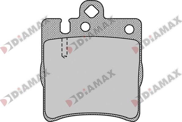 Diamax N09775 - Тормозные колодки, дисковые, комплект autosila-amz.com