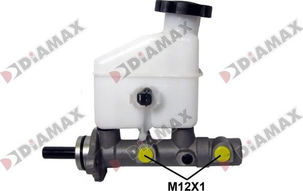 Diamax N04497 - Главный тормозной цилиндр autosila-amz.com