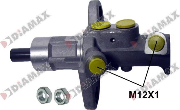Diamax N04518 - Главный тормозной цилиндр autosila-amz.com