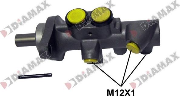 Diamax N04513 - Главный тормозной цилиндр autosila-amz.com