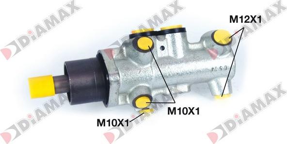 Diamax N04043 - Главный тормозной цилиндр autosila-amz.com