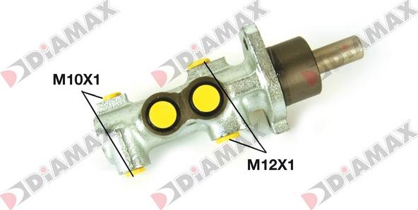 Diamax N04072 - Главный тормозной цилиндр autosila-amz.com