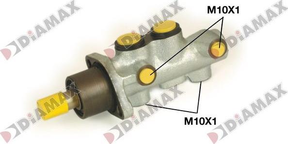 Diamax N04387 - Главный тормозной цилиндр autosila-amz.com