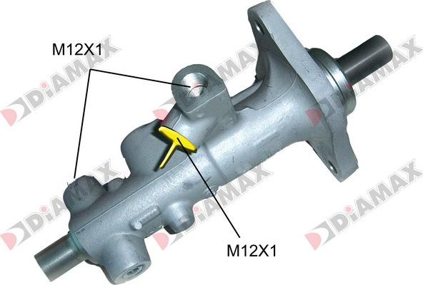 Diamax N04216 - Главный тормозной цилиндр autosila-amz.com