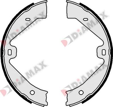 Diamax N01167 - Комплект тормозов, ручник, парковка autosila-amz.com