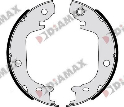 Diamax N01396 - Комплект тормозов, ручник, парковка autosila-amz.com