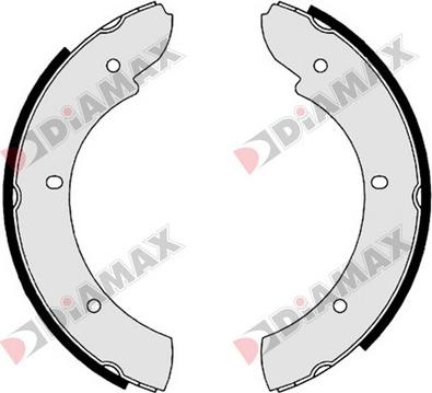 Diamax N01339 - Комплект тормозов, ручник, парковка autosila-amz.com