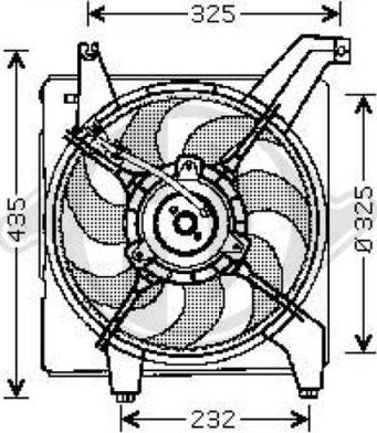 Diederichs 6843101 - Вентилятор, охлаждение двигателя autosila-amz.com