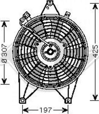 Diederichs 8658016 - Вентилятор, охлаждение двигателя autosila-amz.com